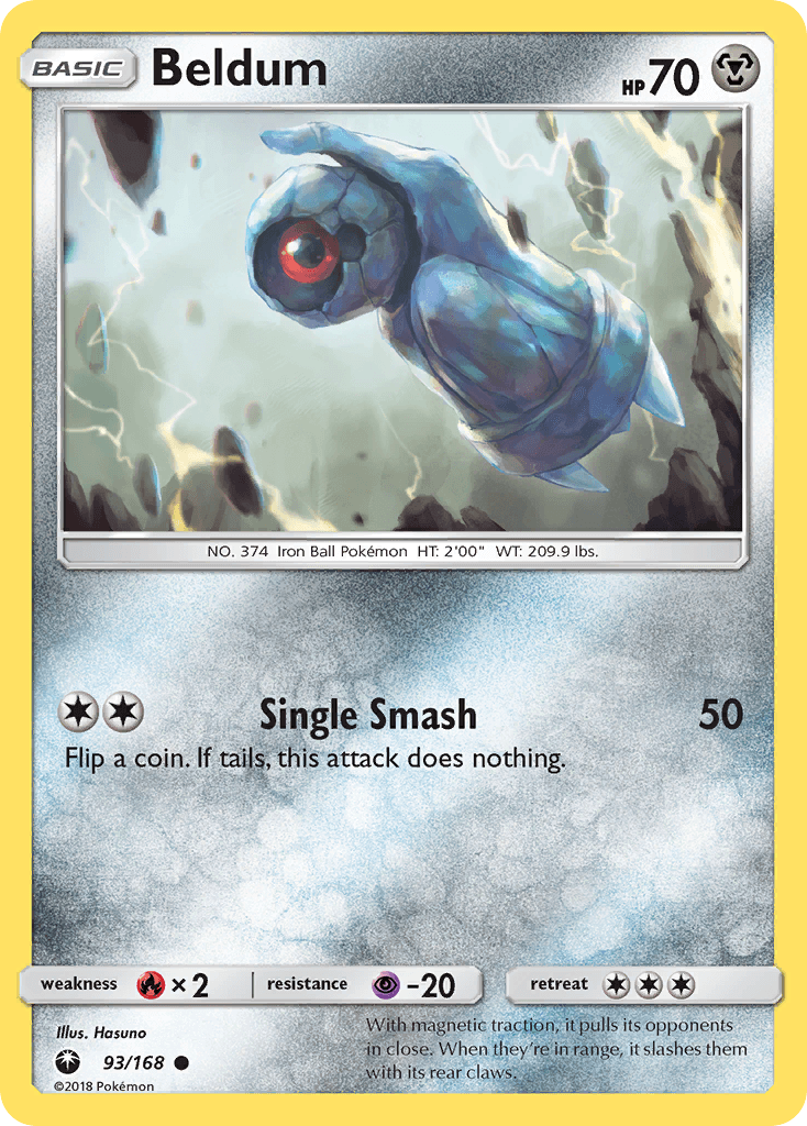 Beldum Celestial Storm card