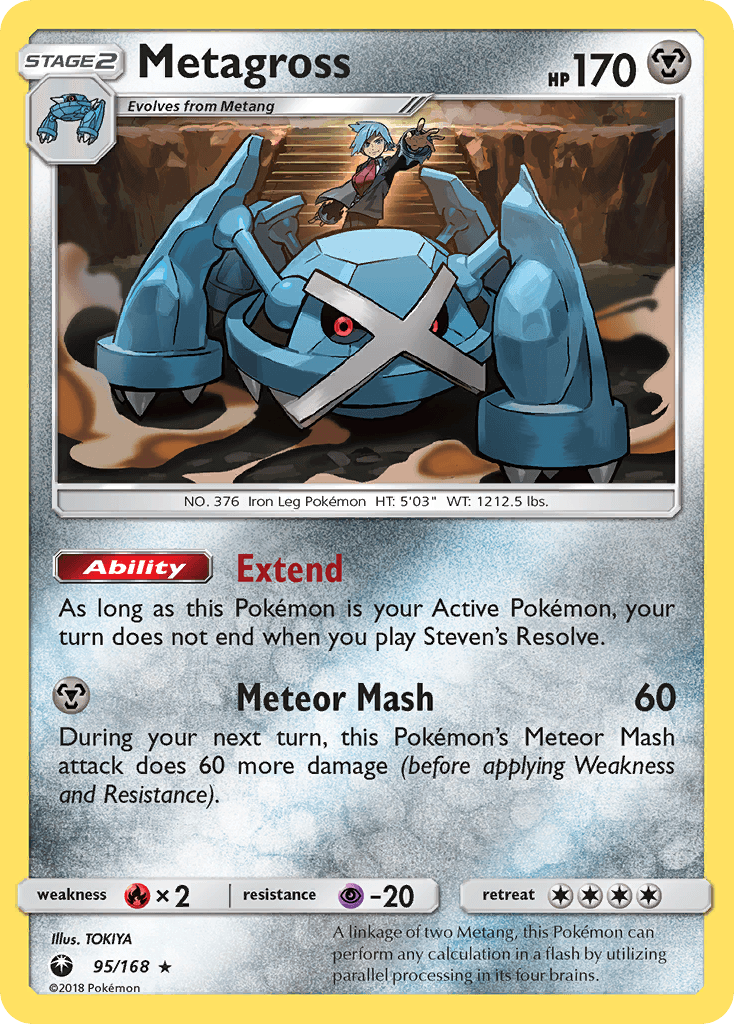 Metagross Celestial Storm card