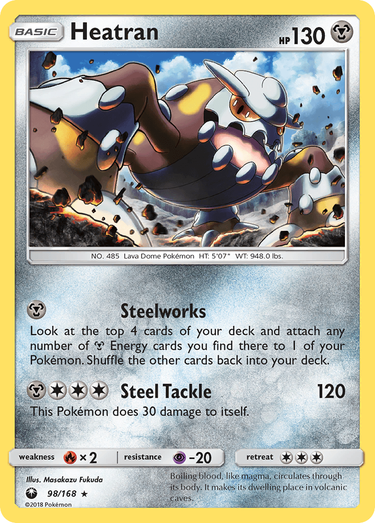 Heatran Celestial Storm card