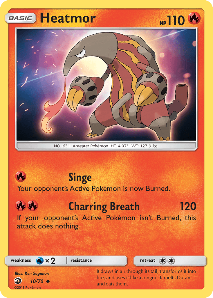 Heatmor Dragon Majesty card