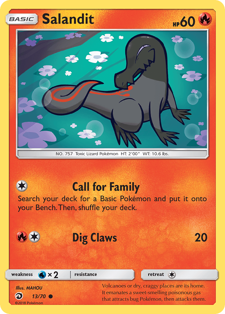 Salandit Dragon Majesty card