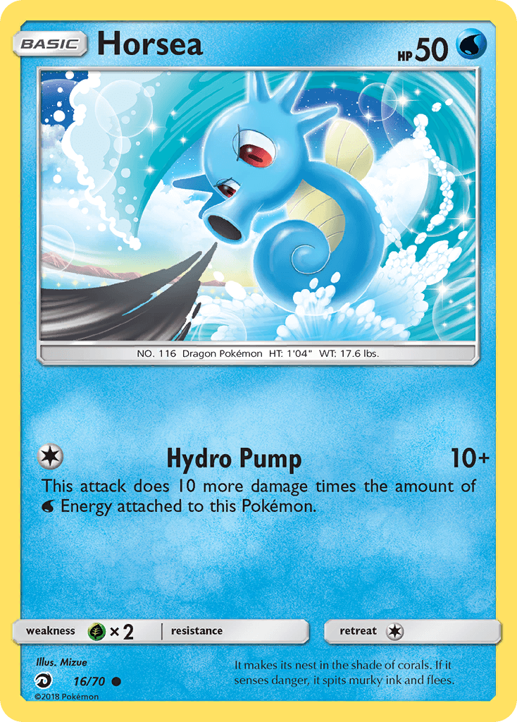 Horsea Dragon Majesty card