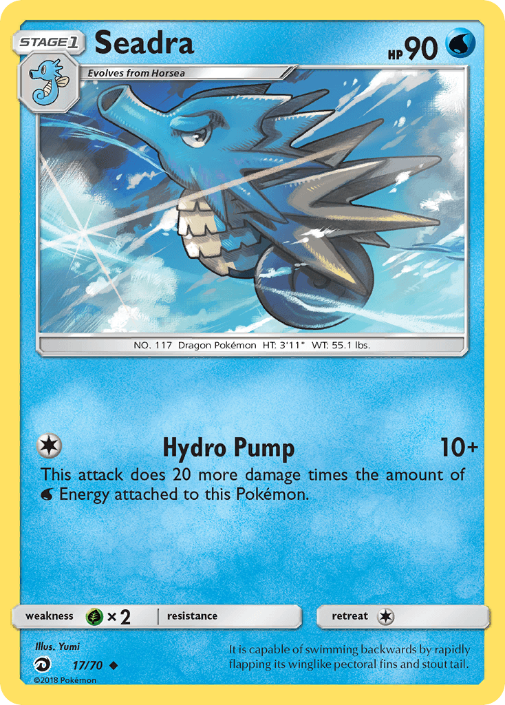 Seadra Dragon Majesty card