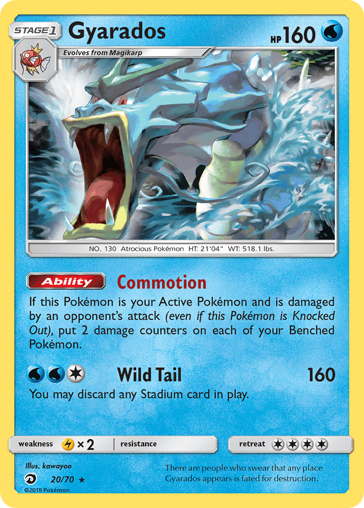 Gyarados Dragon Majesty card