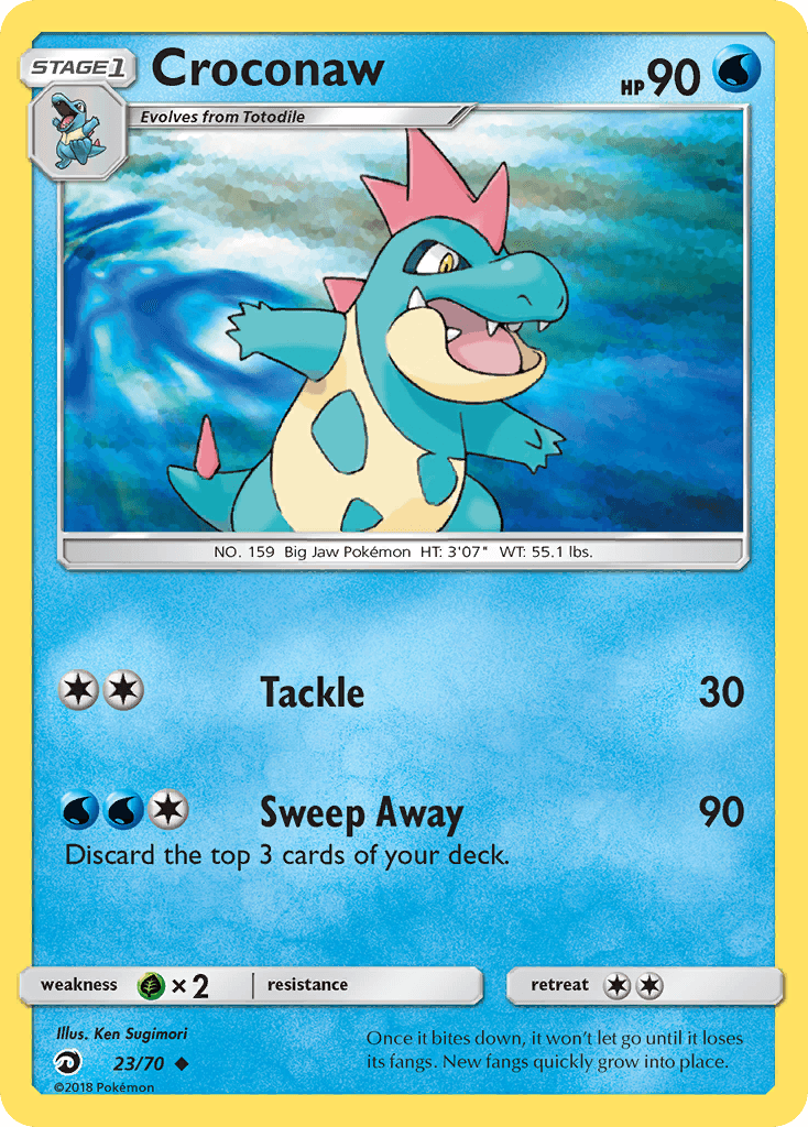 Croconaw Dragon Majesty card