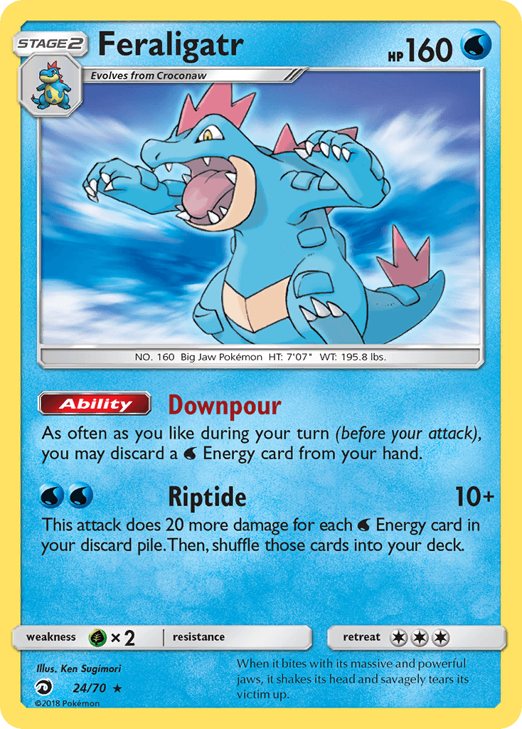 Feraligatr Dragon Majesty card