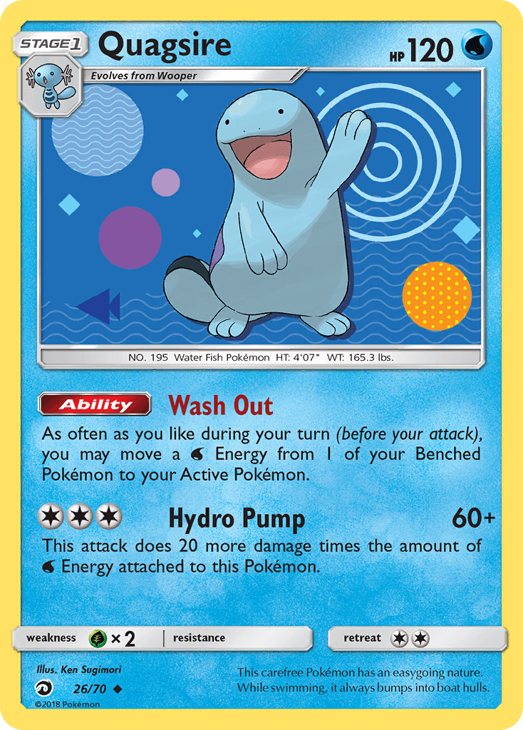 Quagsire 寶可夢 card