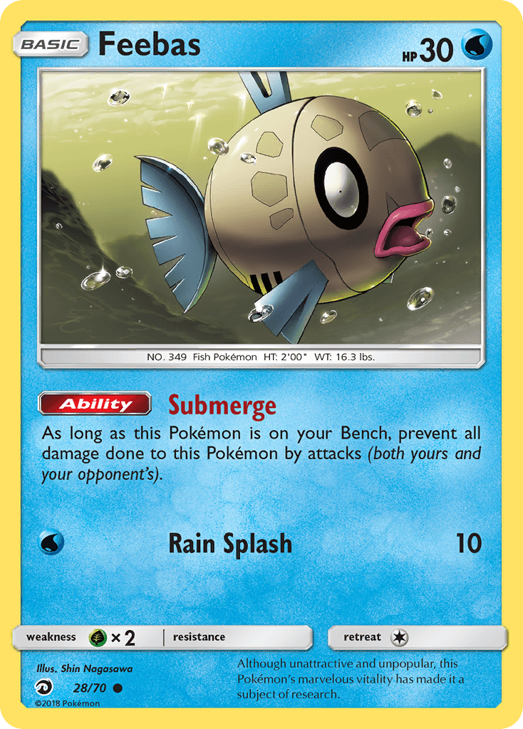Feebas 宝可梦 card