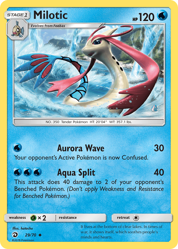 Milotic Dragon Majesty card