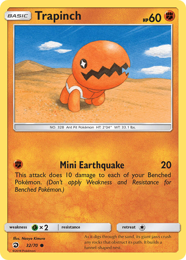 Trapinch Dragon Majesty card