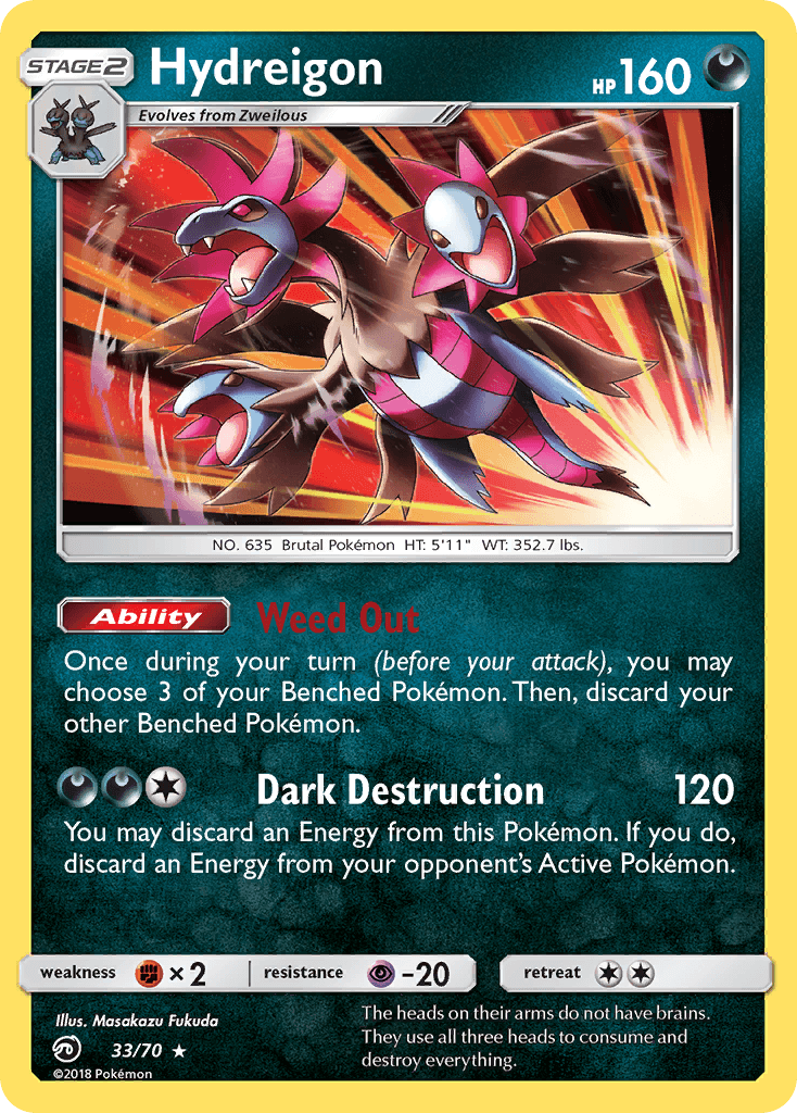 Hydreigon Dragon Majesty card