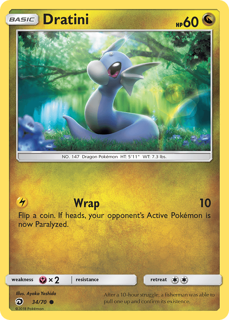 Dratini Dragon Majesty card