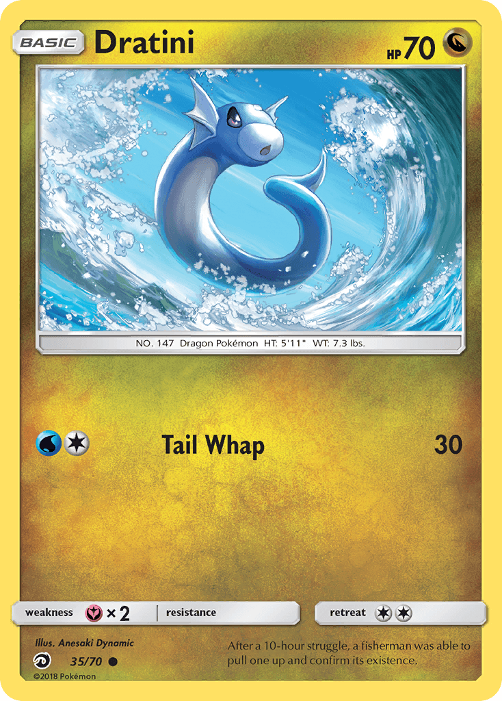 Dratini Dragon Majesty card