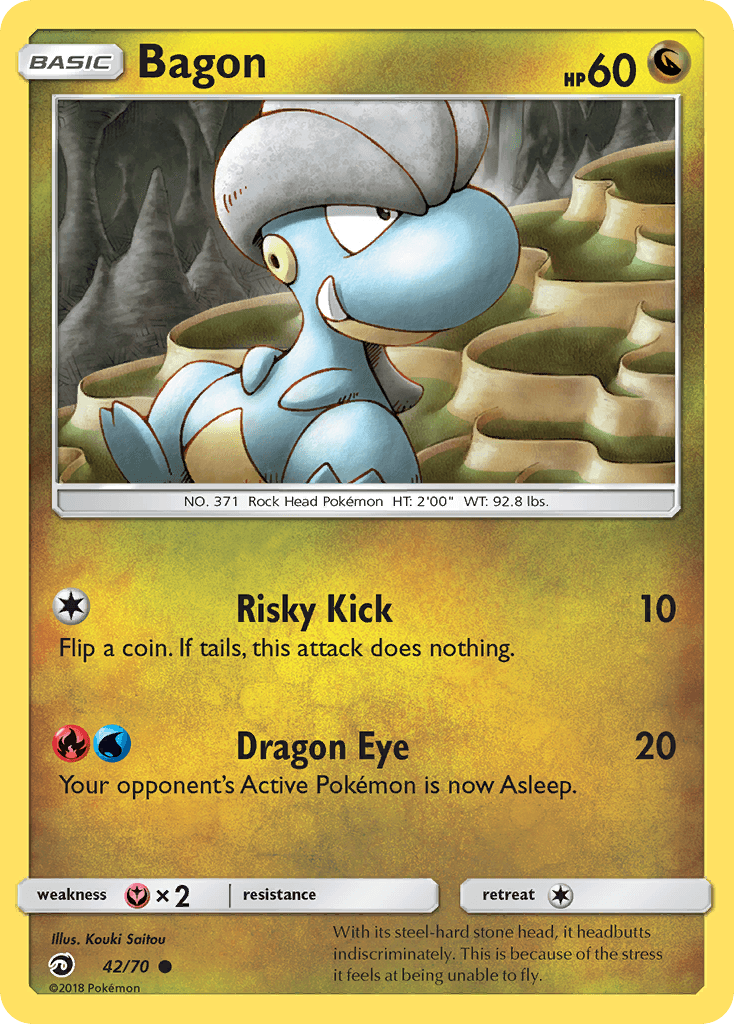 Bagon Dragon Majesty card