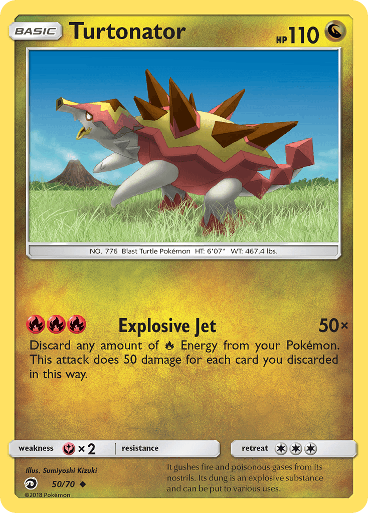 Turtonator Dragon Majesty card