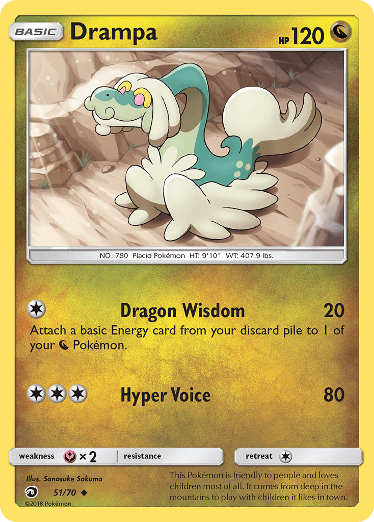 Drampa Dragon Majesty card