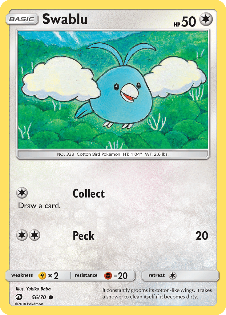 Swablu Dragon Majesty card