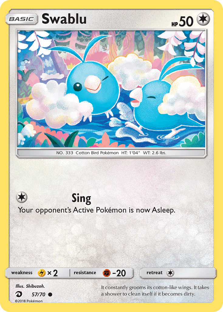 Swablu Dragon Majesty card