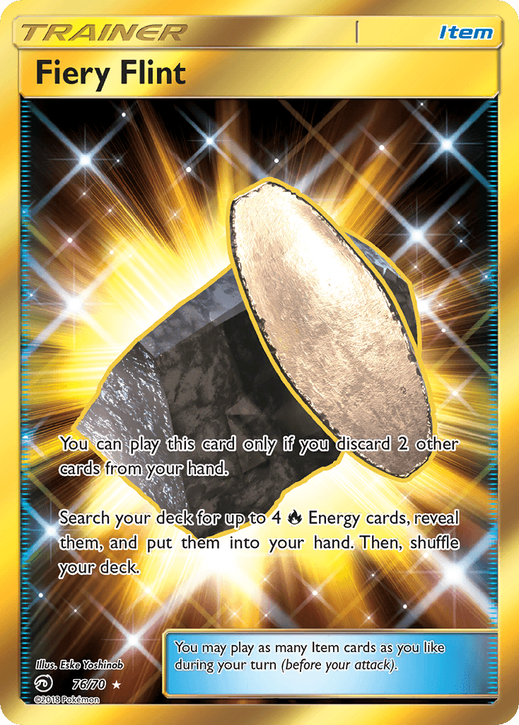 Fiery Flint Dragon Majesty card
