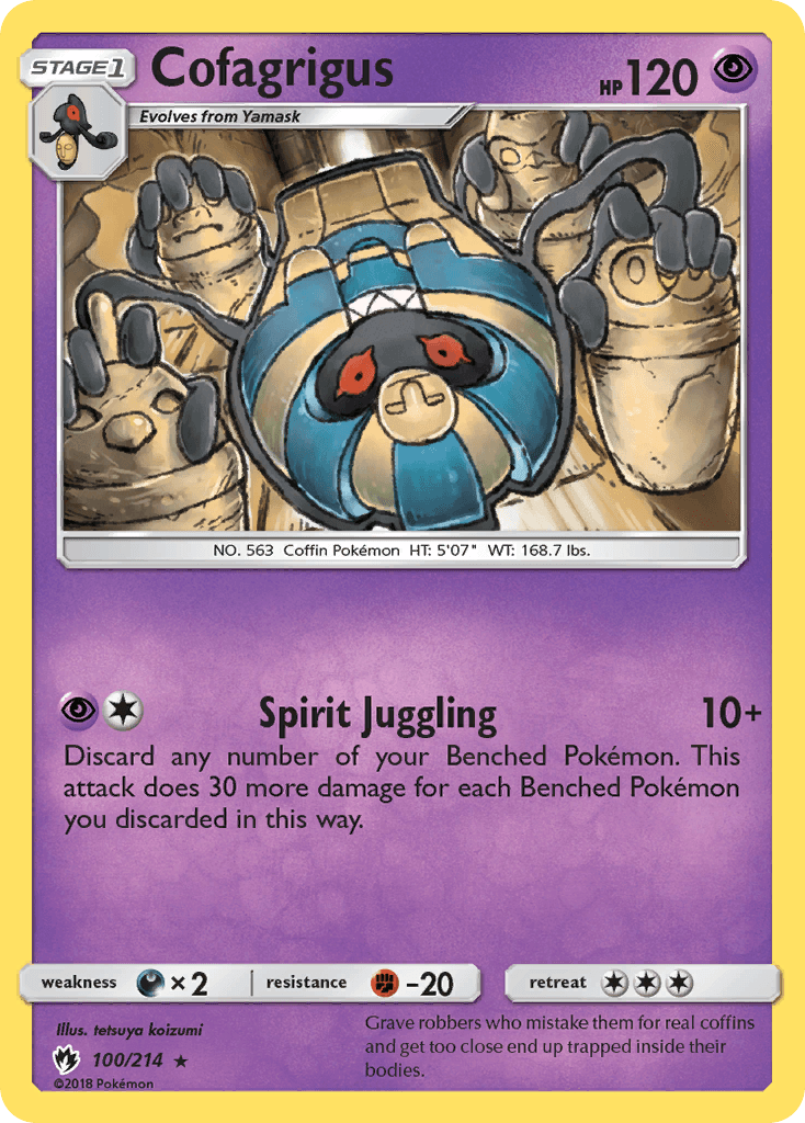 Cofagrigus Lost Thunder card