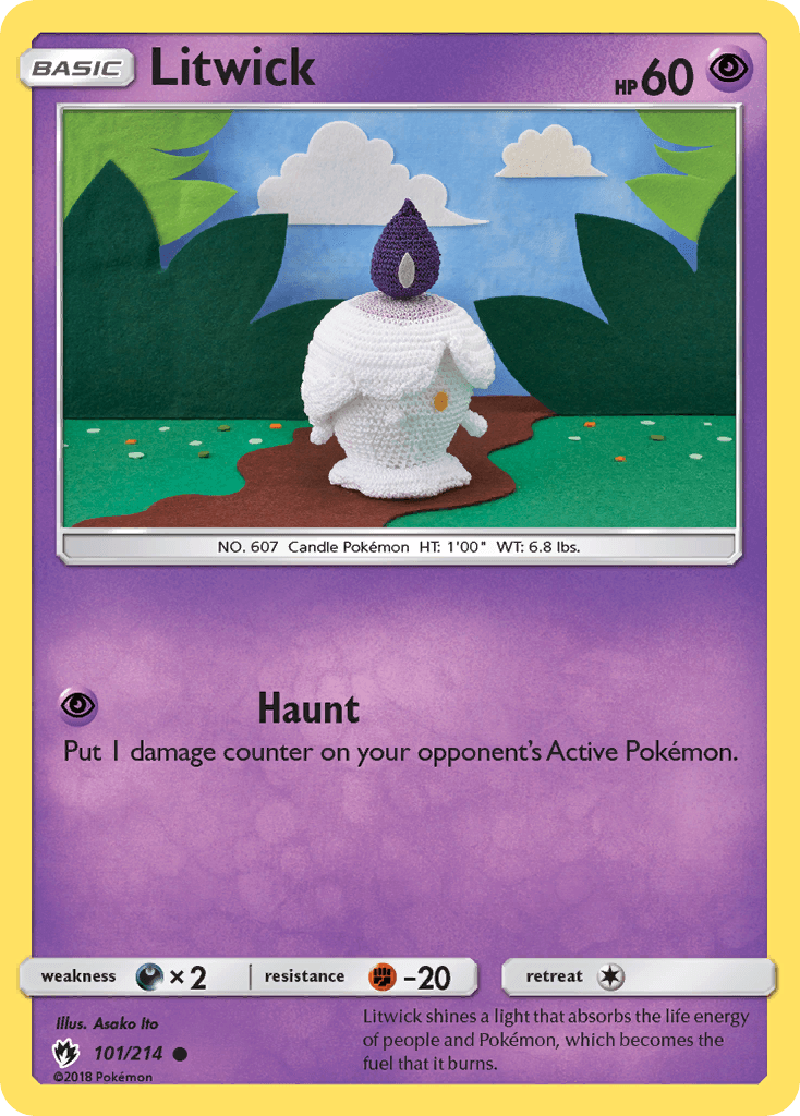 Litwick Lost Thunder card