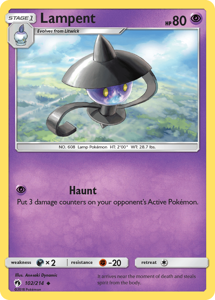 Lampent Lost Thunder card