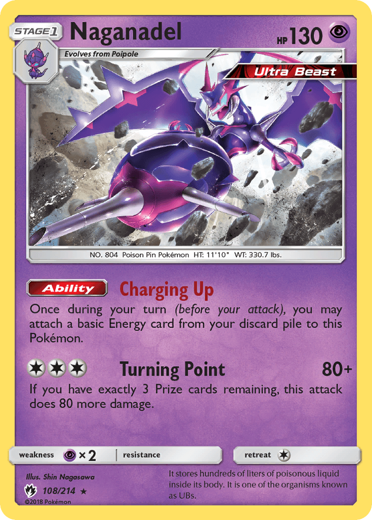 Naganadel Lost Thunder card