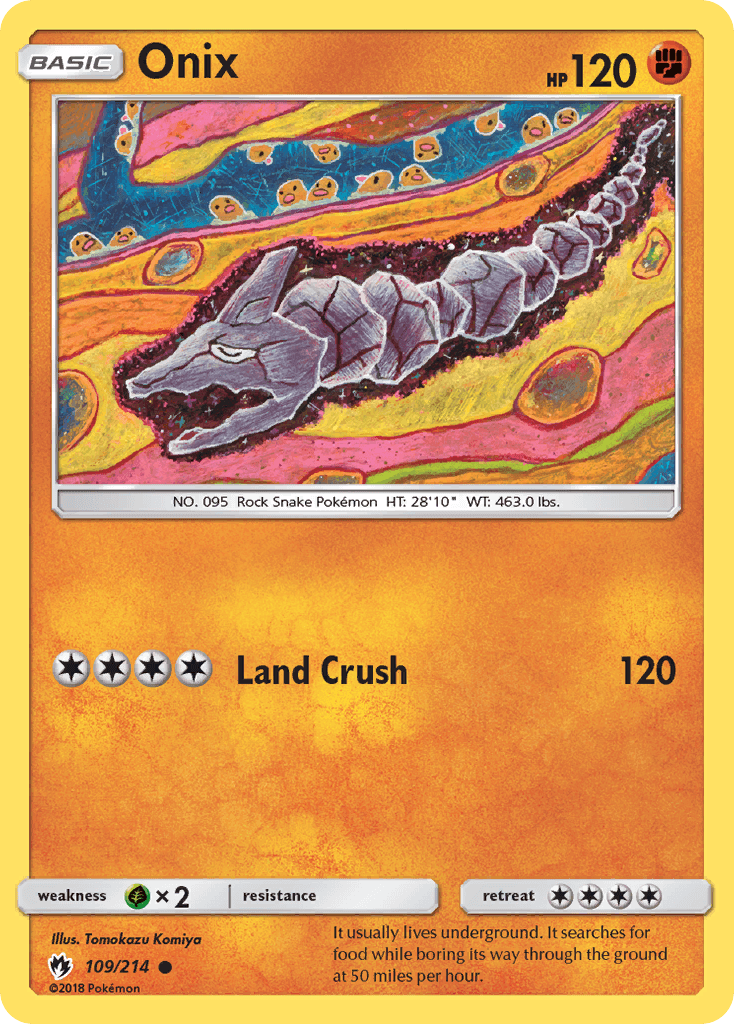 Onix Lost Thunder card