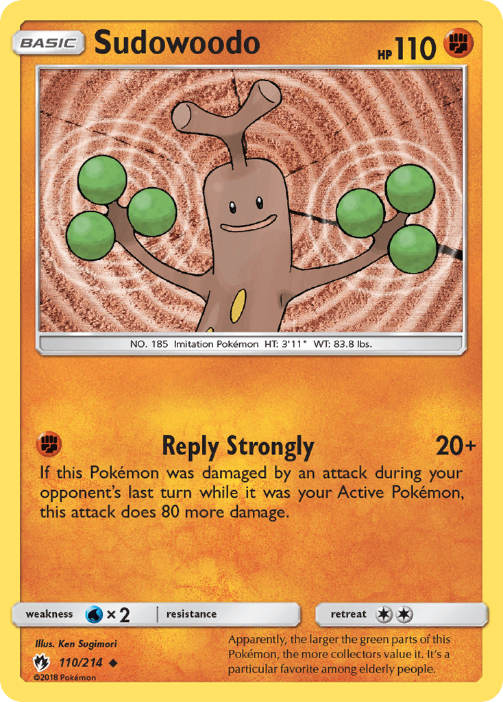 Sudowoodo Lost Thunder card