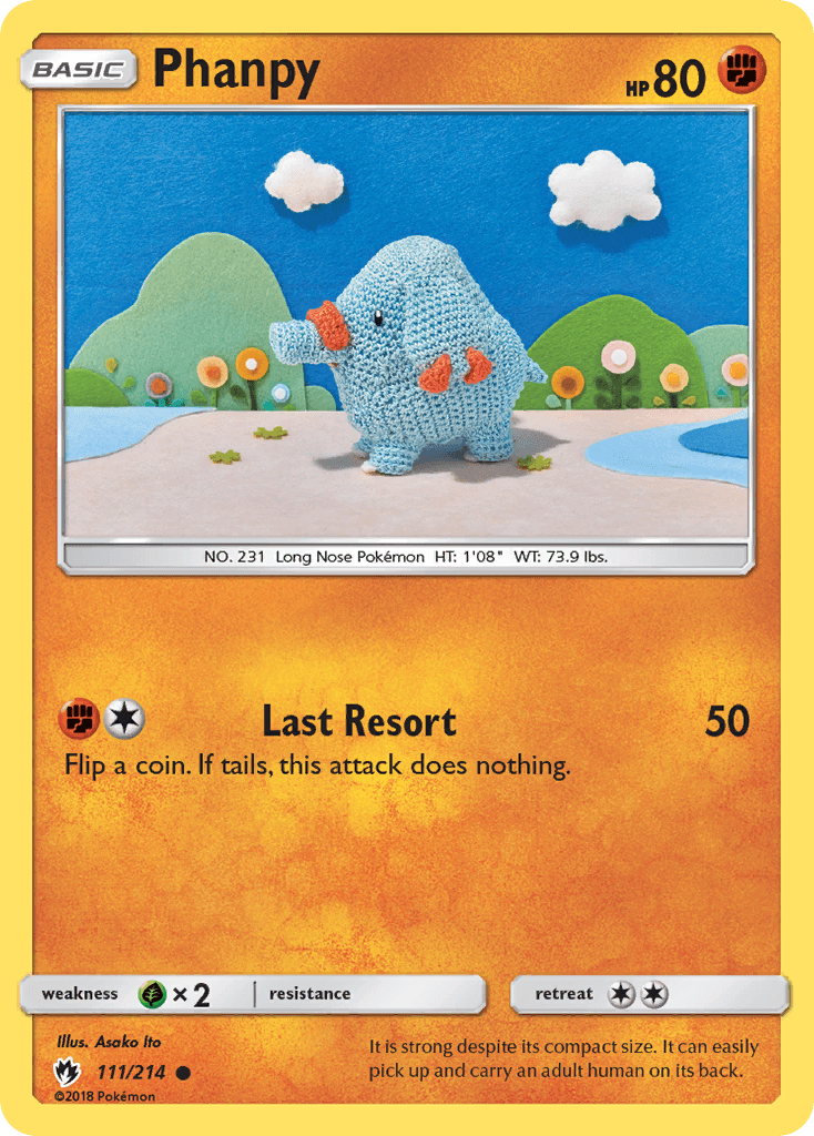 Phanpy Lost Thunder card