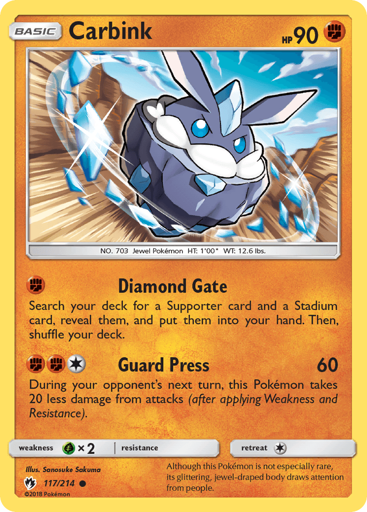 Carbink Lost Thunder card