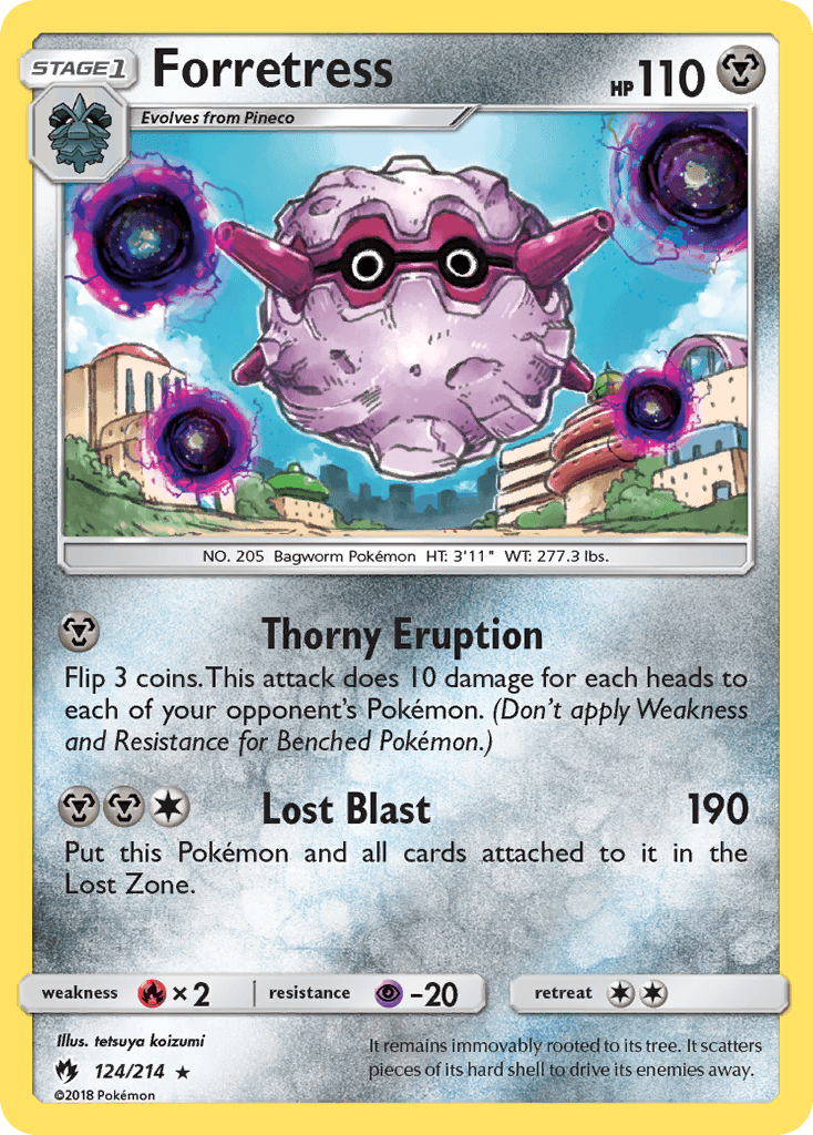 Forretress Lost Thunder card