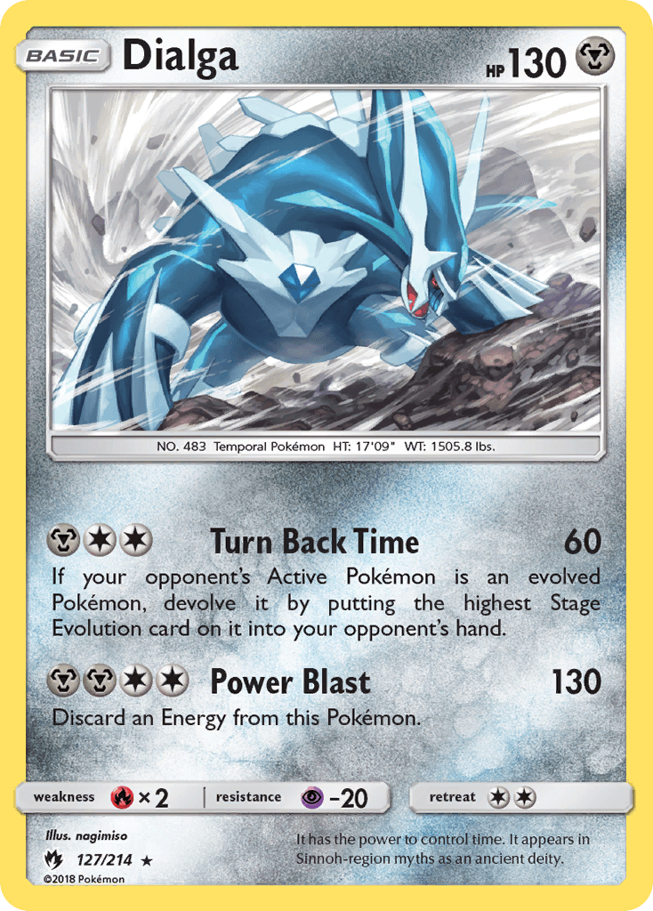 Dialga Lost Thunder card