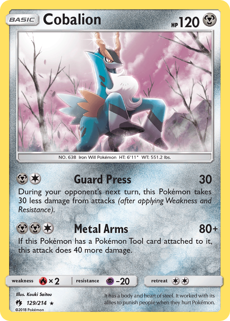 Cobalion Lost Thunder card