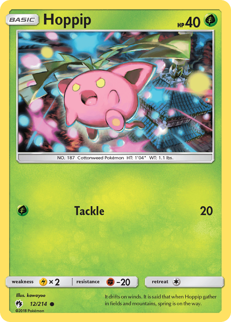 Hoppip Lost Thunder card
