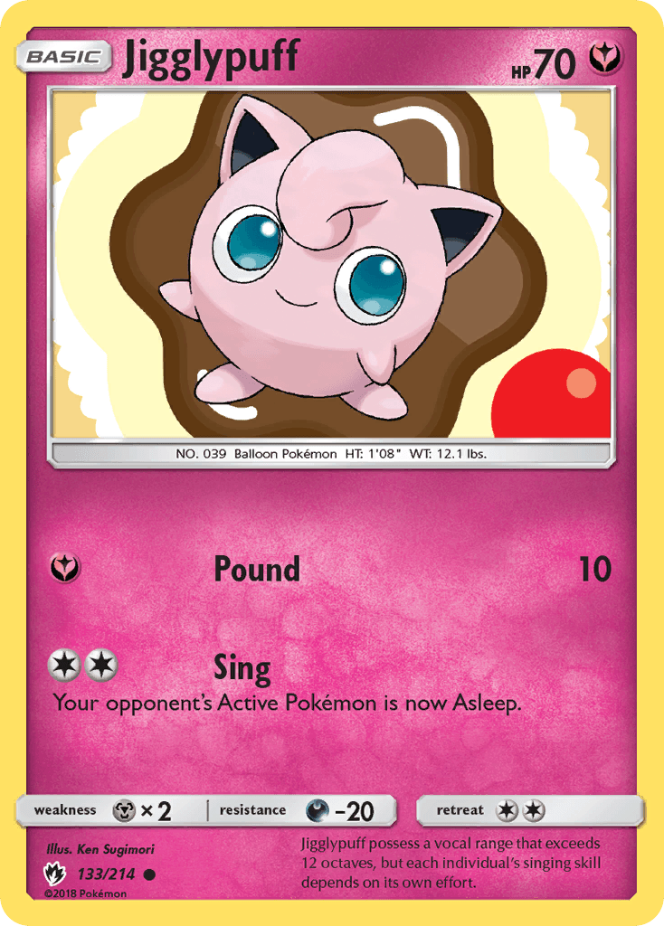 Jigglypuff Lost Thunder card