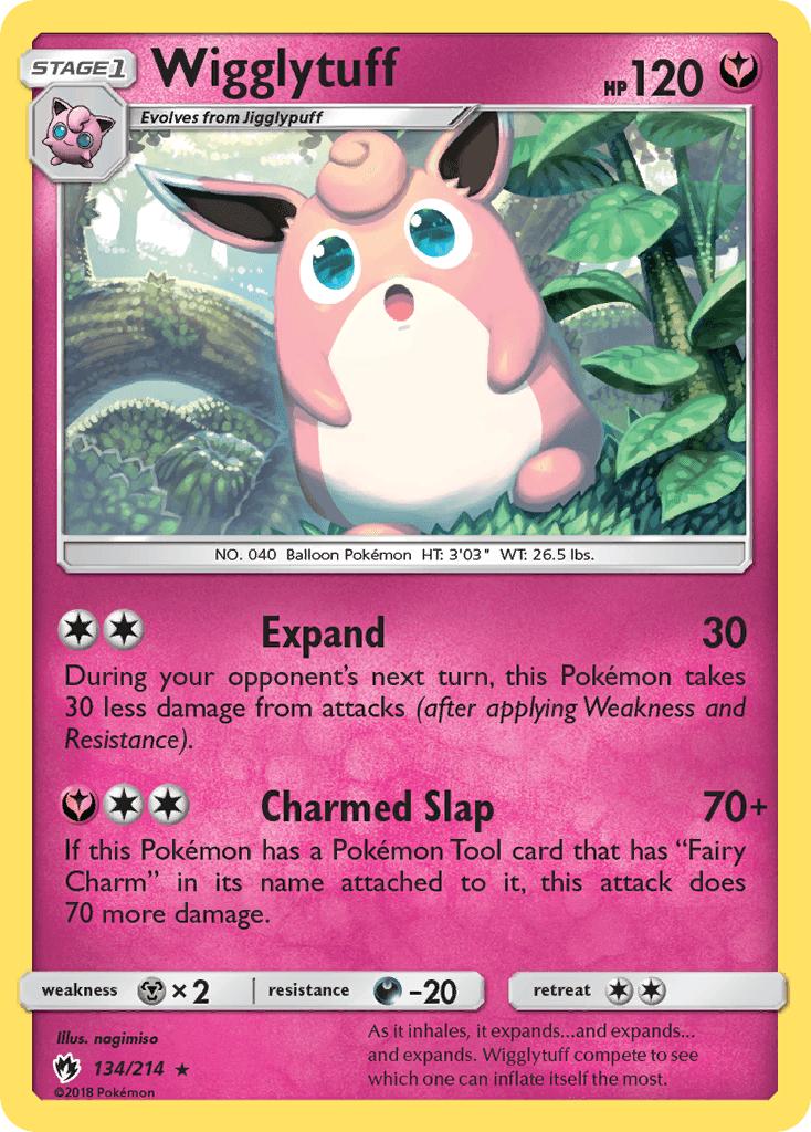 Wigglytuff Lost Thunder card