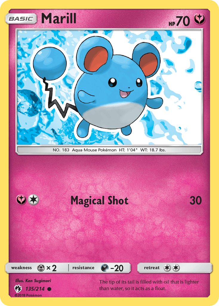 Marill Lost Thunder card