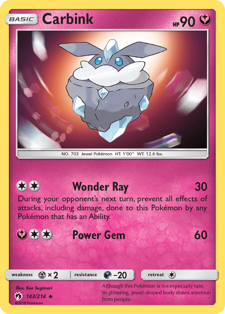 Carbink Lost Thunder card