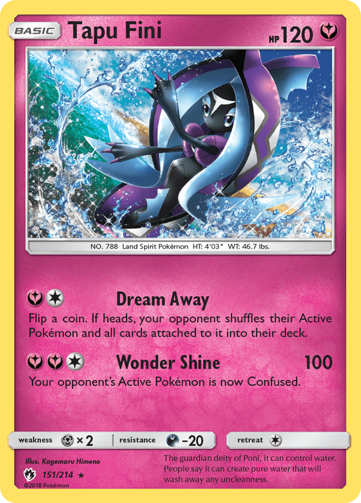 Tapu Fini Lost Thunder card