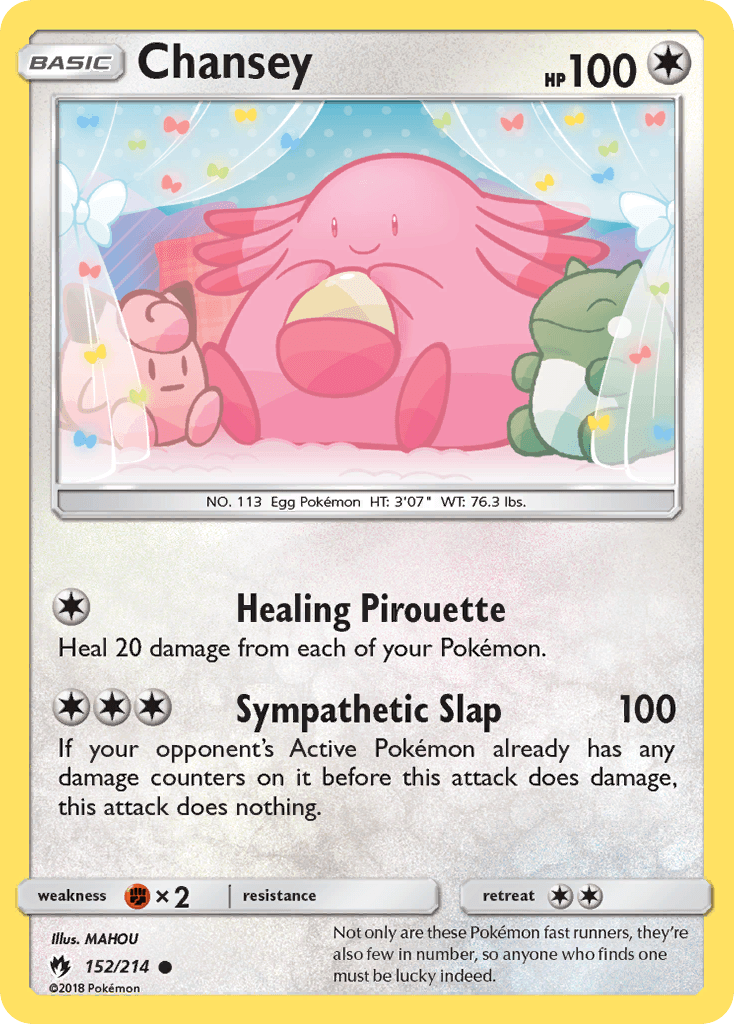 Chansey Lost Thunder card