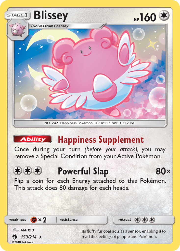 Blissey Lost Thunder card