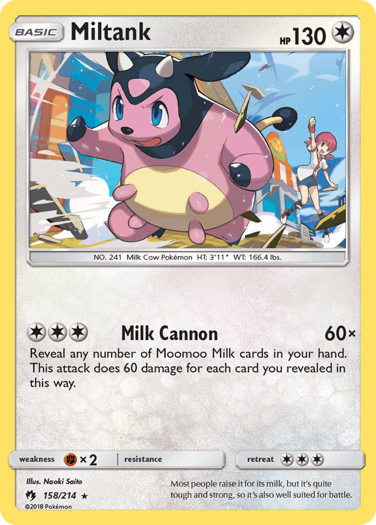 Miltank Lost Thunder card