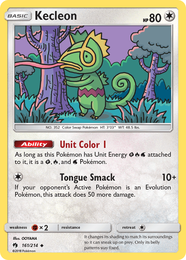 Kecleon Lost Thunder card