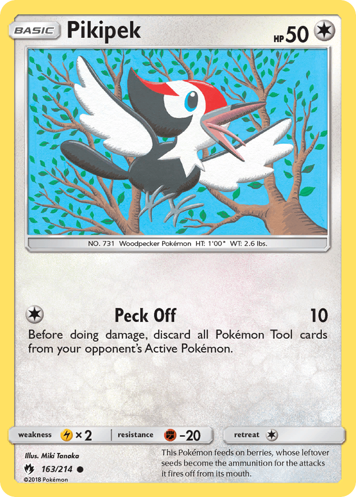Pikipek Lost Thunder card