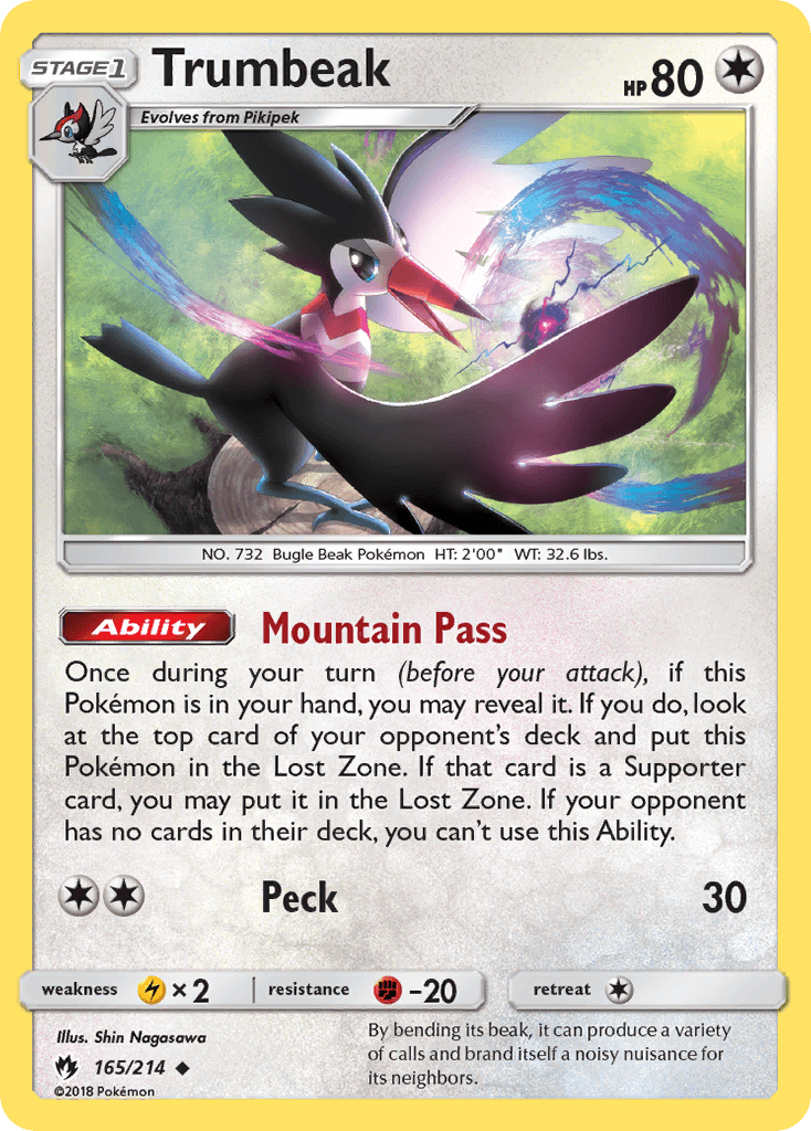 Trumbeak Lost Thunder card