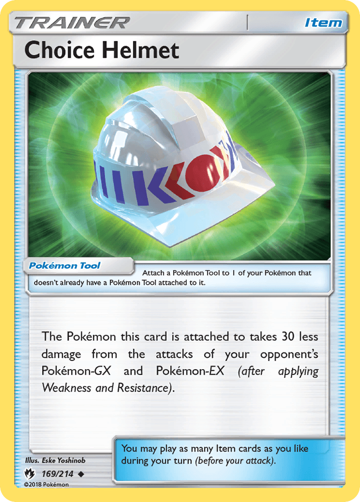 Choice Helmet Lost Thunder card