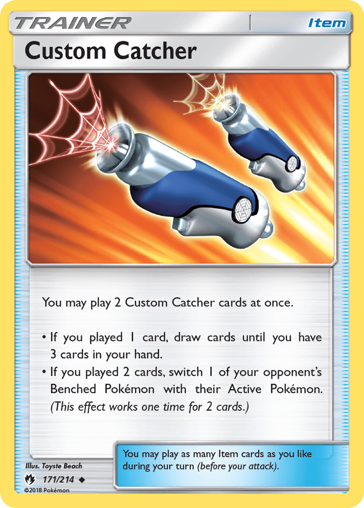 Custom Catcher Lost Thunder card