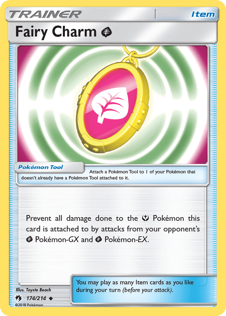 Fairy Charm Grass Lost Thunder card