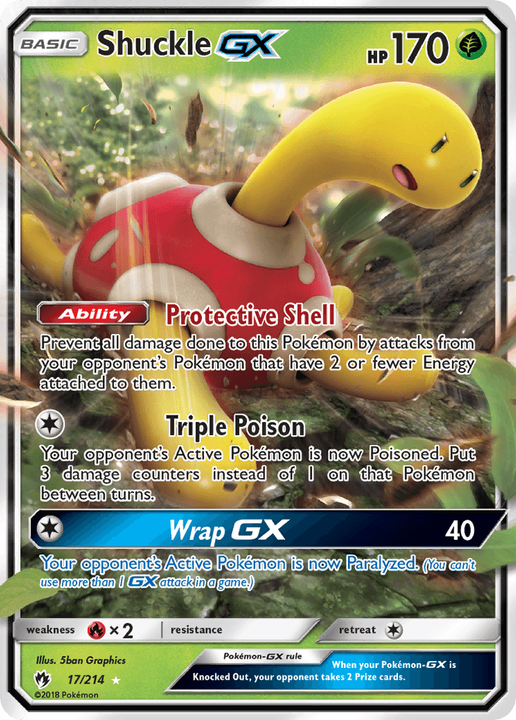 Shuckle-GX Lost Thunder card